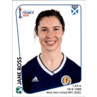 Frauen WM 2019 Sticker 288 - Jane Ross - Schottland