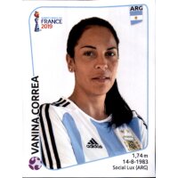 Frauen WM 2019 Sticker 292 - Vanina Correa - Argentinien