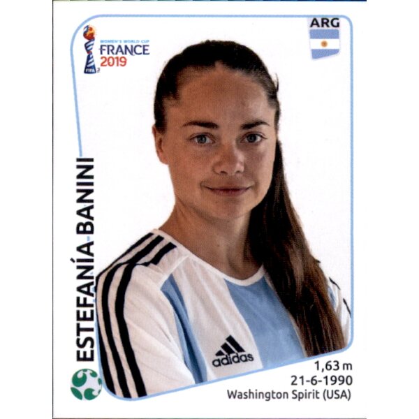 Frauen WM 2019 Sticker 308 - Estefania Banini - Argentinien