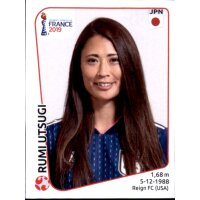 Frauen WM 2019 Sticker 312 - Rumi Utsugi - Japan