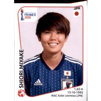 Frauen WM 2019 Sticker 316 - Shioti Miyake - Japan