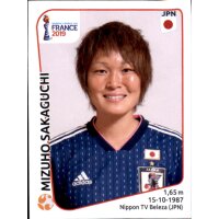 Frauen WM 2019 Sticker 320 - Mizuho Sakaguchi - Japan