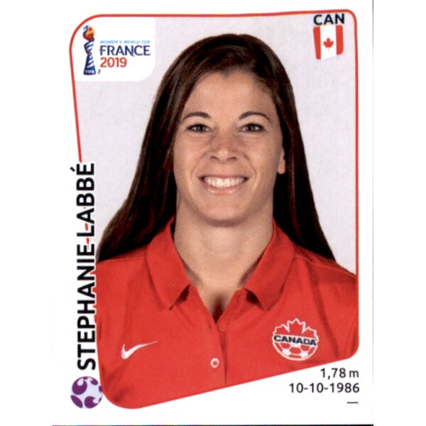 Panini Frauen WM 2019 Sticker 335 Ashley Lawrence Kanada 