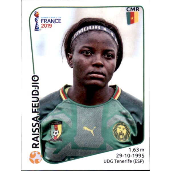 Frauen WM 2019 Sticker 354 - Raissa Feudjio - Kamerun