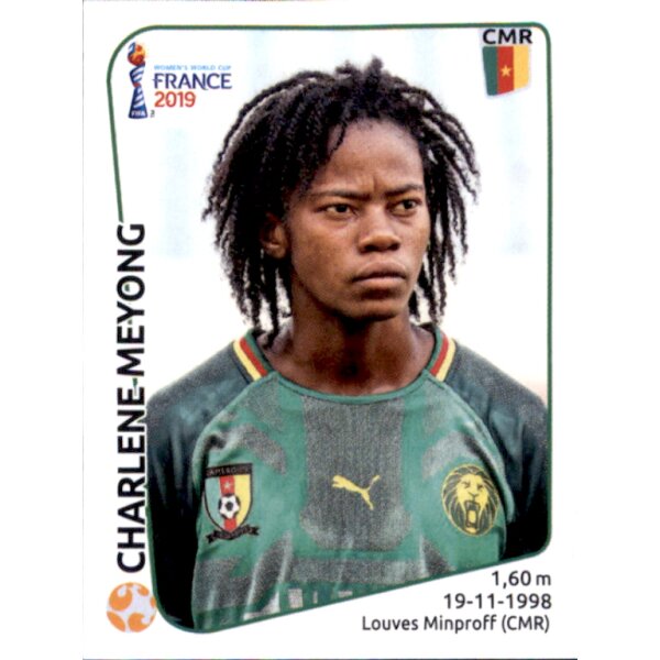 Frauen WM 2019 Sticker 355 - Charlene Meyong - Kamerun