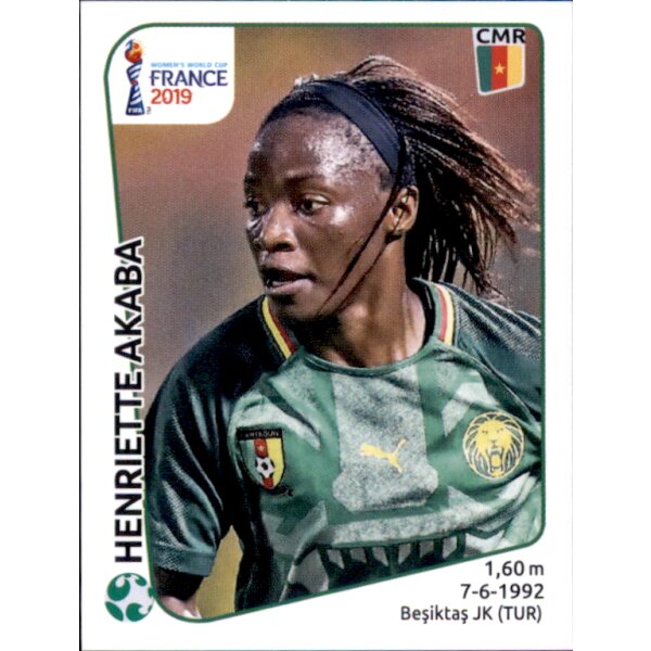 Frauen WM 2019 Sticker 365 - Henriette Akaba - Kamerun