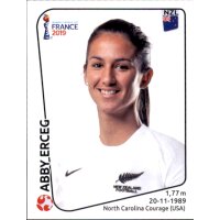 Frauen WM 2019 Sticker 370 - Abby Erceg - Neuseeland