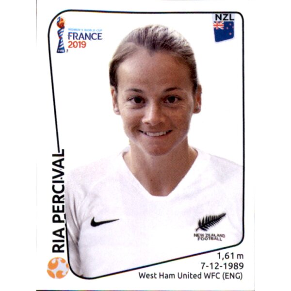 Frauen WM 2019 Sticker 375 - Ria Percival - Neuseeland