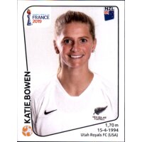 Frauen WM 2019 Sticker 378 - Katie Bowen - Neuseeland