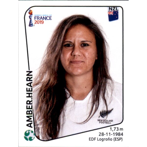 Frauen WM 2019 Sticker 381 - Amber Hearn - Neuseeland