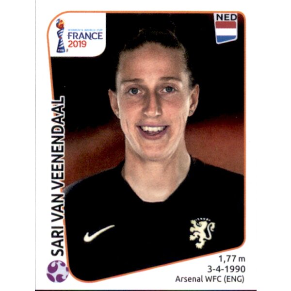 Frauen WM 2019 Sticker 388 - Sari van Veenendaal - Niederlande