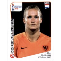 Frauen WM 2019 Sticker 389 - Desiree van Lunteren -...