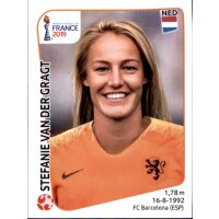 Frauen WM 2019 Sticker 391 - Stefanie van der Gragt - Niederlande