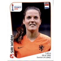 Frauen WM 2019 Sticker 392 - Siri Worm - Niederlande