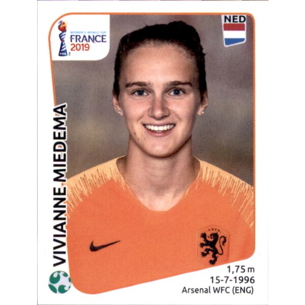 Frauen WM 2019 Sticker 400 - Vivianne Miedema - Niederlande