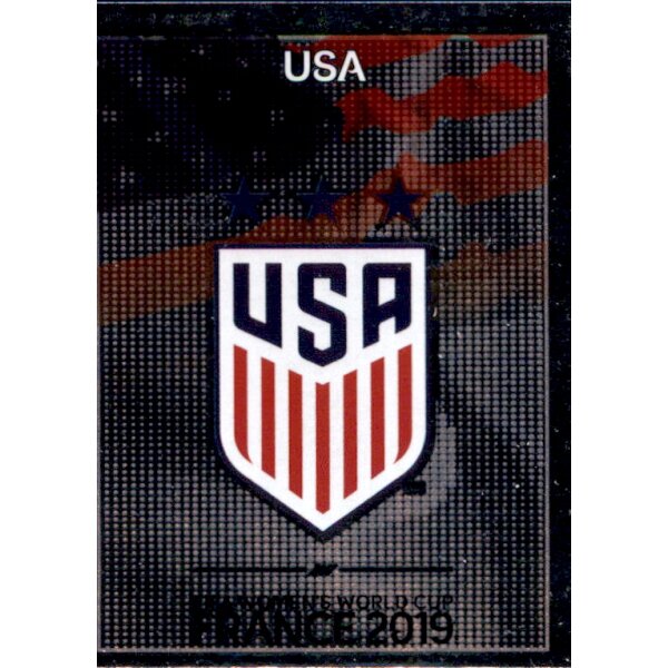 Frauen WM 2019 Sticker 404 - Wappen - USA