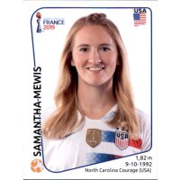 Frauen WM 2019 Sticker 416 - Samantha Mewis - USA