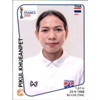 Frauen WM 2019 Sticker 433 - Pikul Khueanpet - Thailand