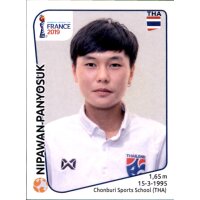 Frauen WM 2019 Sticker 437 - Nipawan Panyosuk - Thailand