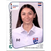 Frauen WM 2019 Sticker 438 - Suchawadee Nildhamrong -...