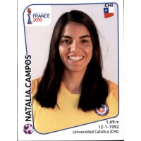 Frauen WM 2019 Sticker 445 - Natalia Campos - Chile