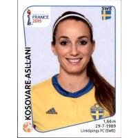 Frauen WM 2019 Sticker 475 - Kosovare Asllani - Schweden