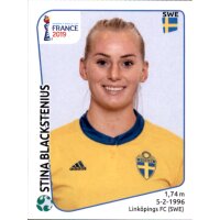 Frauen WM 2019 Sticker 476 - Stina Blackstenius - Schweden