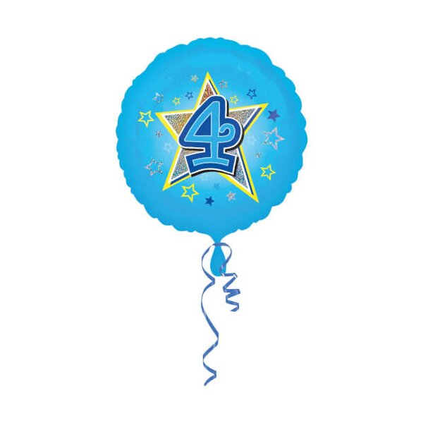 Folien Ballon Zahlen 4