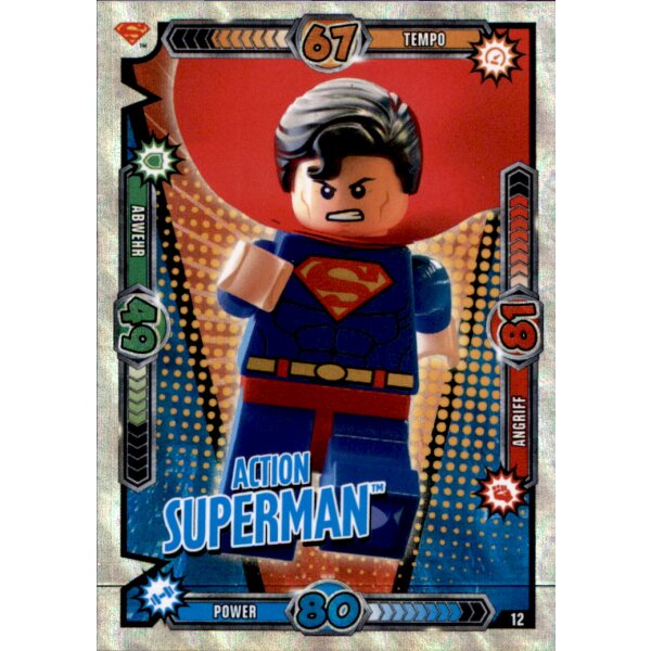 115 HINTERHÄLTIGER STEPPENWOLF Sammelkarte Lego DC Batman Holo Karte Nr