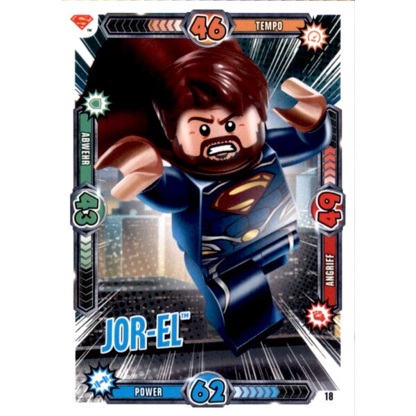 LEGO Batman Movie Karten Nr. 18 - Jor-El