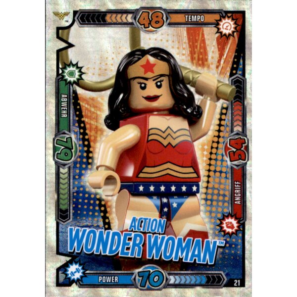 LEGO Batman Movie Karten Nr. 21 - Action Wonder Woman
