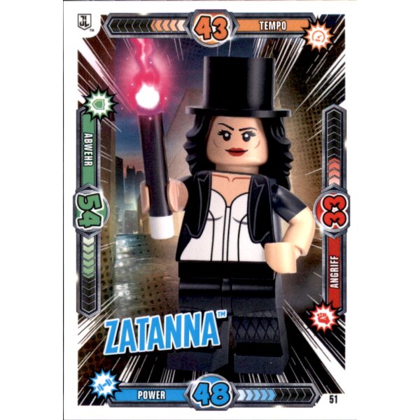 LEGO Batman Movie Karten Nr. 51 - Zatanna