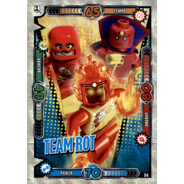 LEGO Batman Movie Karten Nr. 54 - Team Rot