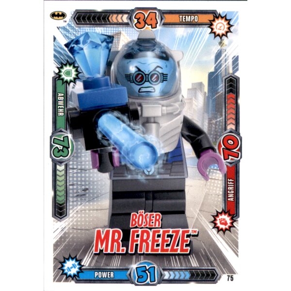 LEGO Batman Movie Karten Nr. 75 - Böser Mr. Freeze