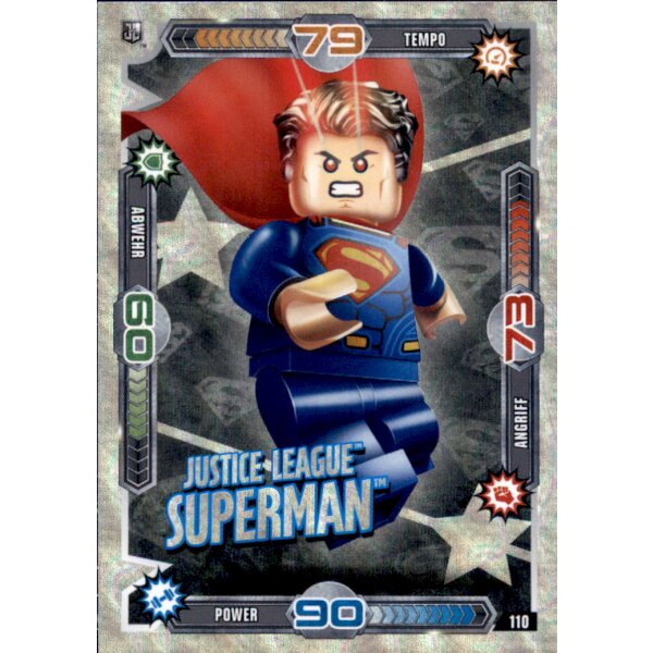 LEGO Batman Movie Karten Nr. 110 - Justice League Superman