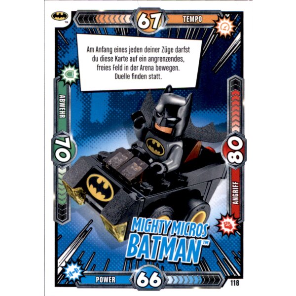 LEGO Batman Movie Karten Nr. 118 - Mighty Micros Batman