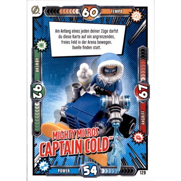 LEGO Batman Movie Karten Nr. 129 - Mighty Micros Captain Cold