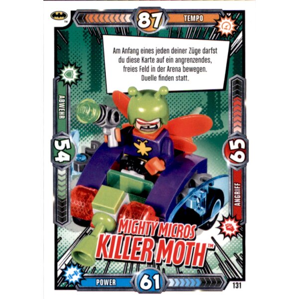 LEGO Batman Movie Karten Nr. 131 - Mighty Micros Killer MOth