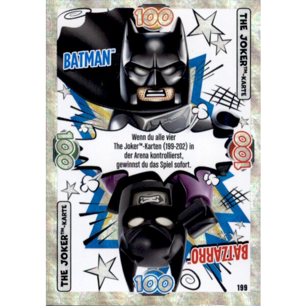 LEGO Batman Movie Karten Nr. 199 - Batman / Batzarro - The Joker Karte