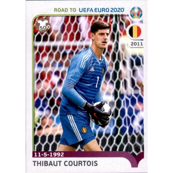 Road to EM 2020 - Sticker 19 - Thibaut Courtois - Belgien