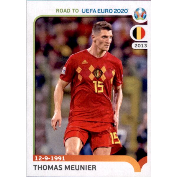 Road to EM 2020 - Sticker 23 - Thomas Meunier - Belgien