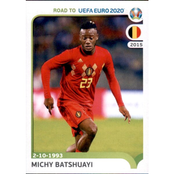 Road to EM 2020 - Sticker 32 - Michy Batshuayi - Belgien