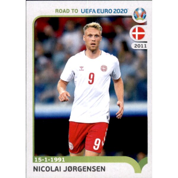 Road to EM 2020 - Sticker 77 - Nicolai Jorgensen - Dänemark