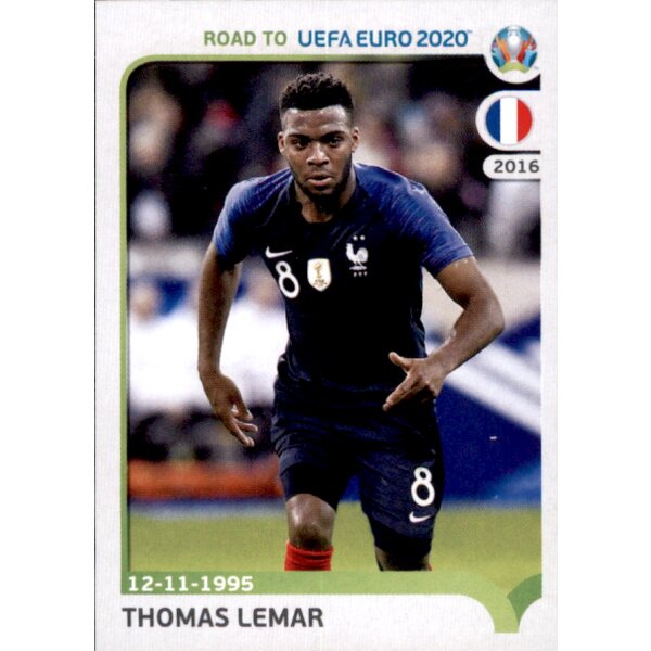 Road to EM 2020 - Sticker 108 - Thomas Lemar - Frankreich