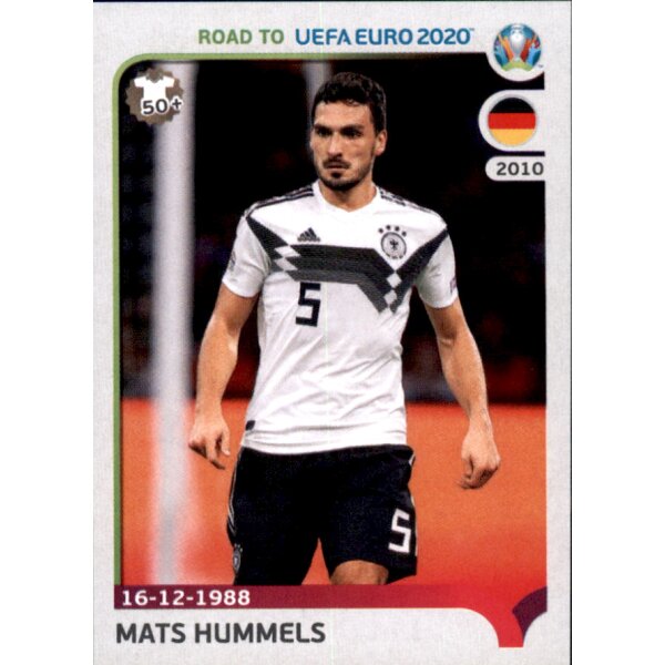 Road to EM 2020 - Sticker 117 - Mats Hummels - Deutschland