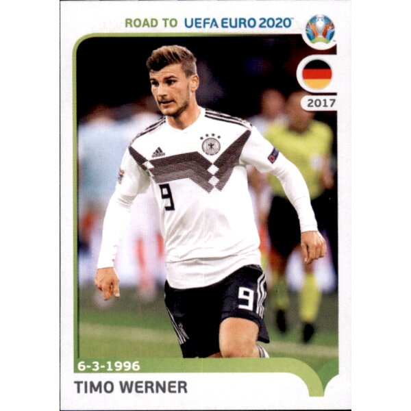 Road to EM 2020 - Sticker 128 - Timo Werner - Deutschland