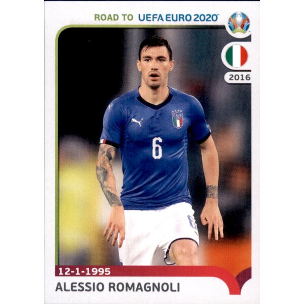 Road to EM 2020 - Sticker 166 - Alessio Romagnoli - Italien