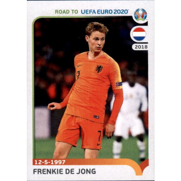 Road to EM 2020 - Sticker 186 - Frenkie de Jong - Niederlande
