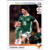Road to EM 2020 - Sticker 205 - Jordan Jones - Nord Irland