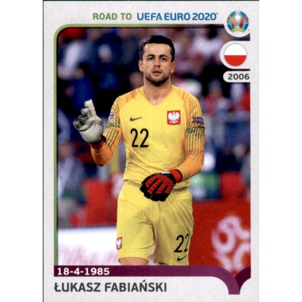 Road to EM 2020 - Sticker 211 - Lukasz Fabianski - Polen